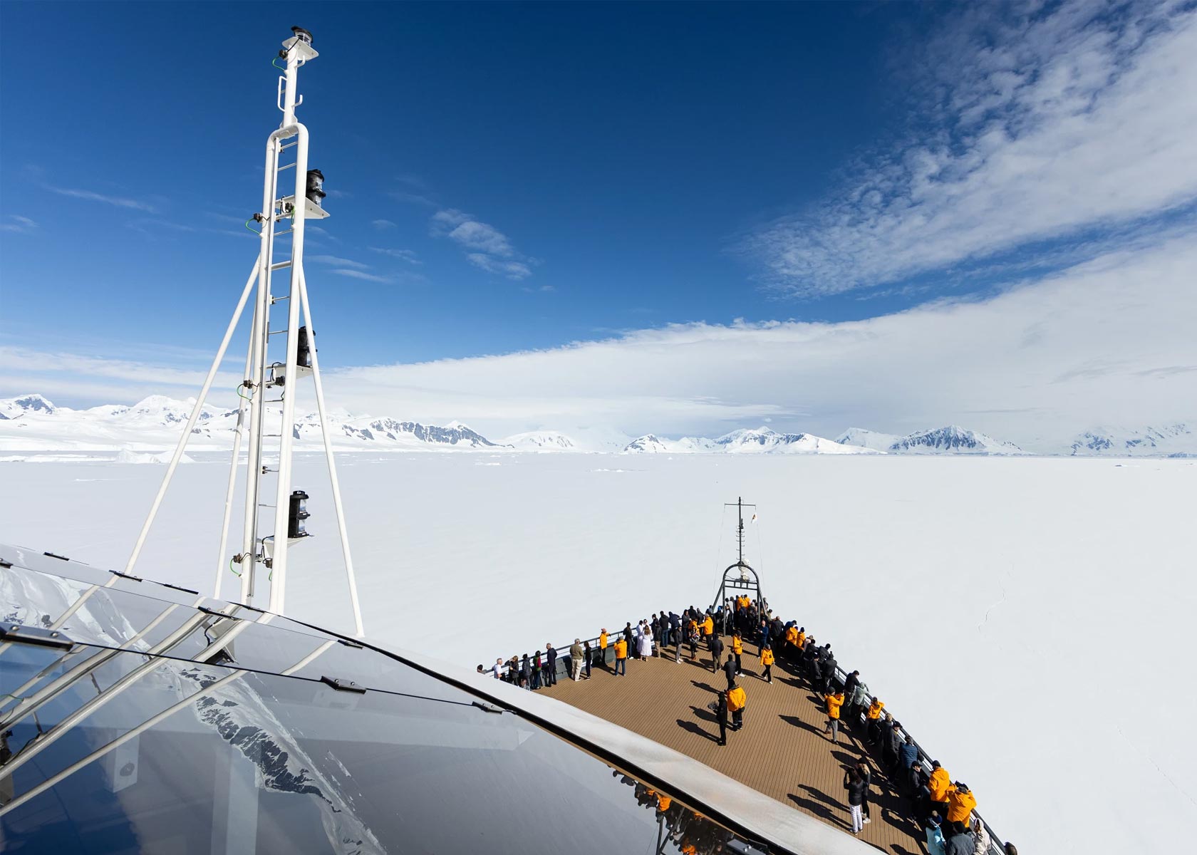 Antarctica Ice Landing